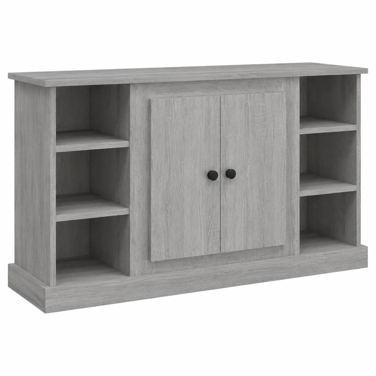 Mobile Credenza Moderna Grigio Sonoma 100x35,5x60 cm in Legno Multistrato per Soggiorno e Camera