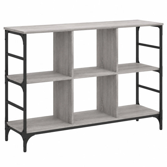 Mobile in Legno di Design Italiano per Soggiorno, Grigio Sonoma, 102x32x73,5 cm