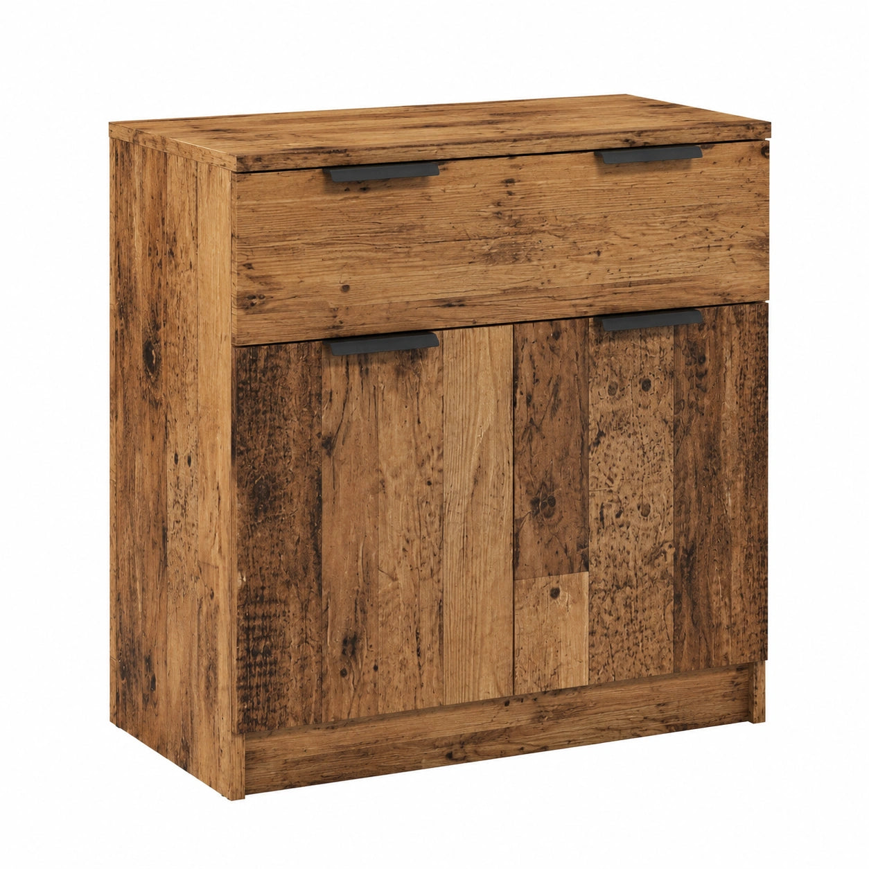 Mobile Credenza Rustica in Legno 60x30x70 cm per Soggiorno e Camera
